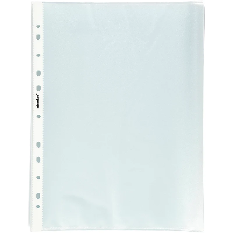Plastfickor, öppning upptill, A4, ark 210x297 mm, 100 st./ 1 förp. [HOB-14120]