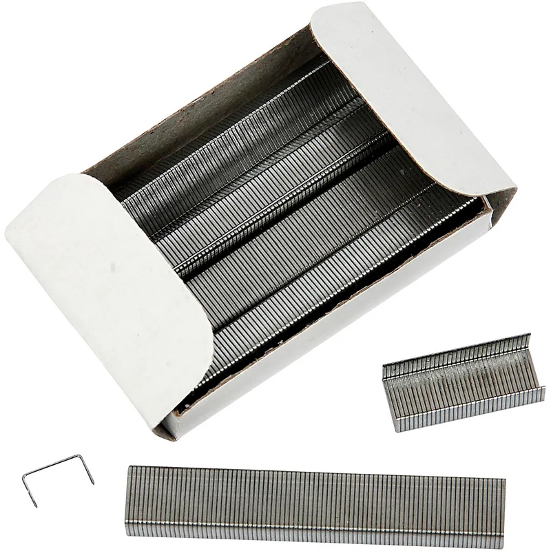Häftklamrar, nr. 6/4, B: 6 mm, 10x1000 st./ 1 förp. [HOB-14109]