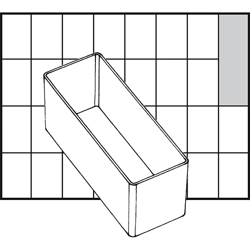 Raaco lådinsats, nr. A9-2, H: 47 mm, stl. 109x39 mm, 1 st. [HOB-13330]