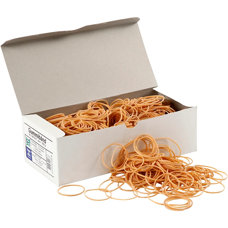 Gummiband, Dia. 5-8 cm, tjocklek 1 mm, ca. 1600 st., 500 g/ 1 förp. [HOB-13230]