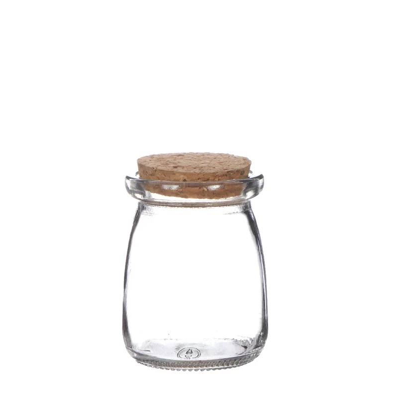Glasburk med kork Ø5,5 cm och 7,5 cm hög (24 st.) [IFS-29152]