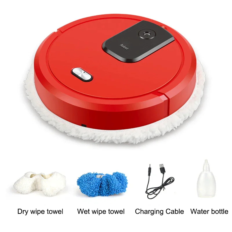Smart Sweeping & Mop Robot with Humidifying Spray - Automatic Floor Cleaner