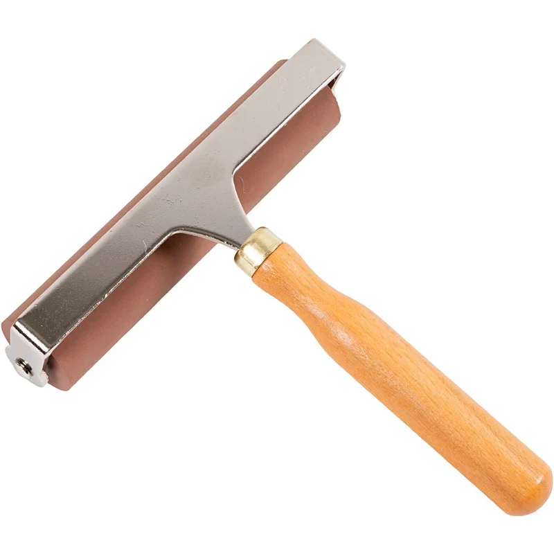 Gummiroller/linoleumroller, B: 14,70 cm, Dia. 3 cm, 1 st. [HOB-38225]