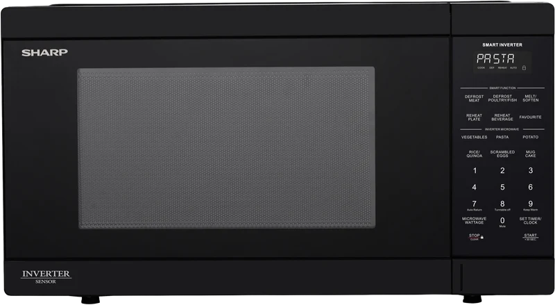 Sharp 36L 1200W Inverter Microwave - Black