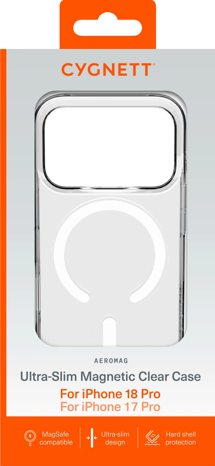Cygnett AeroMag Slim Magnetic iPhone 18 Pro / 17 Pro Case
