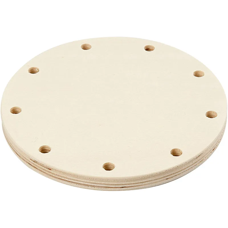 Botten till korgflätning, Dia. 12 cm, tjocklek 10 mm, 1 st. [HOB-47454]