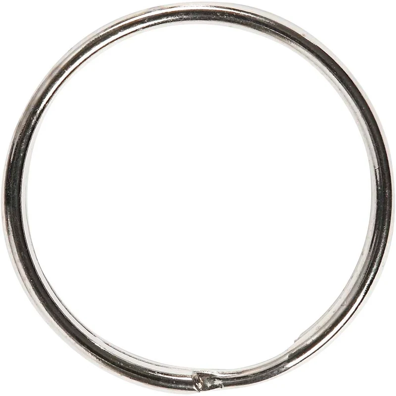 Nyckelringar, Dia. 30 mm, 6 st./ 1 förp. [HOB-512470]