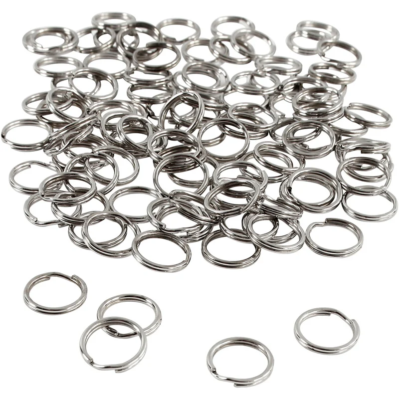 Nyckelringar, Dia. 12 mm, 100 st./ 1 förp. [HOB-51244]