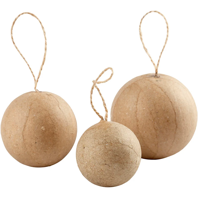 Julkulor, Dia. 4+5+6 cm, 6 st./ 1 förp. [HOB-510313]