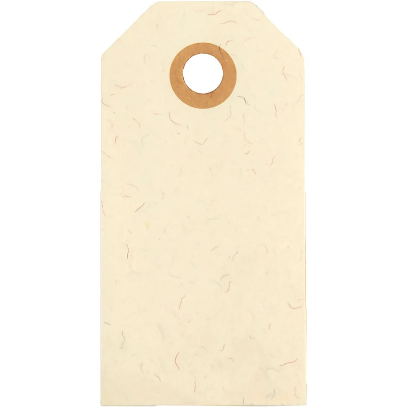 Manillamärken, stl. 4x8 cm, 250 g, cream, 20 st./ 1 förp. [HOB-510040]