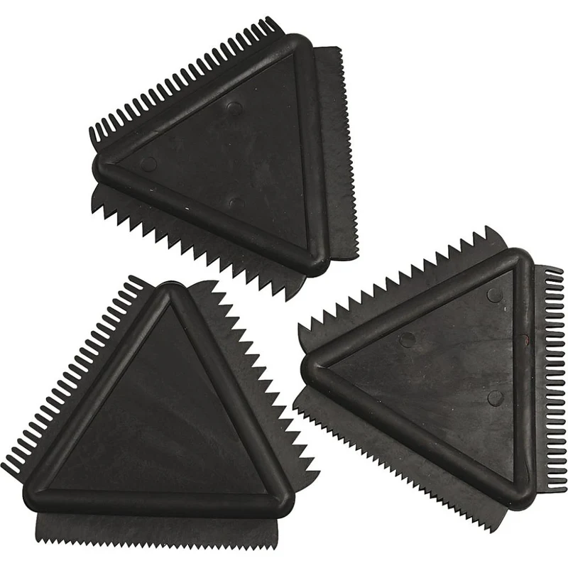 Gummispatel, stl. 9 cm, svart, 3 st./ 1 förp. [HOB-10464]