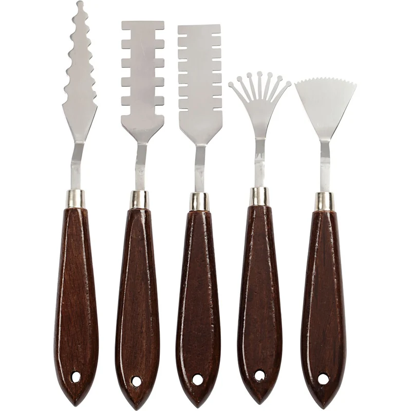 Spatelset, L: 17-21 cm, B: 2-3 cm, 5 st./ 1 förp. [HOB-10313]