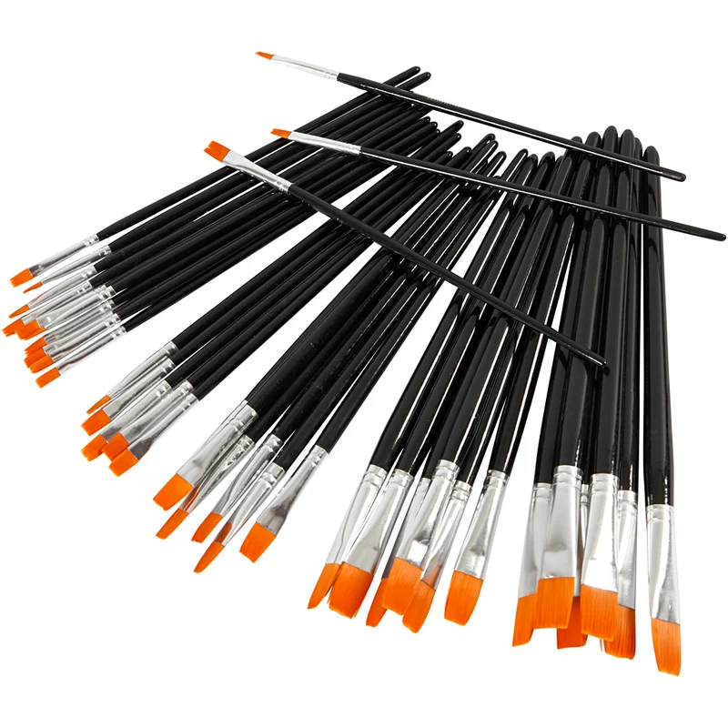 YellowLine Penselset, nr. 0+2+4+8+12+16, 36 st./ 1 förp. [HOB-10254]