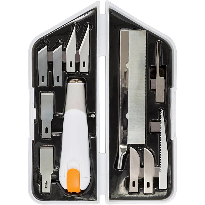 Fiskars Kniv, mejsel och sågset, L: 15 cm, B: 3 cm, 1 set [HOB-1024385]