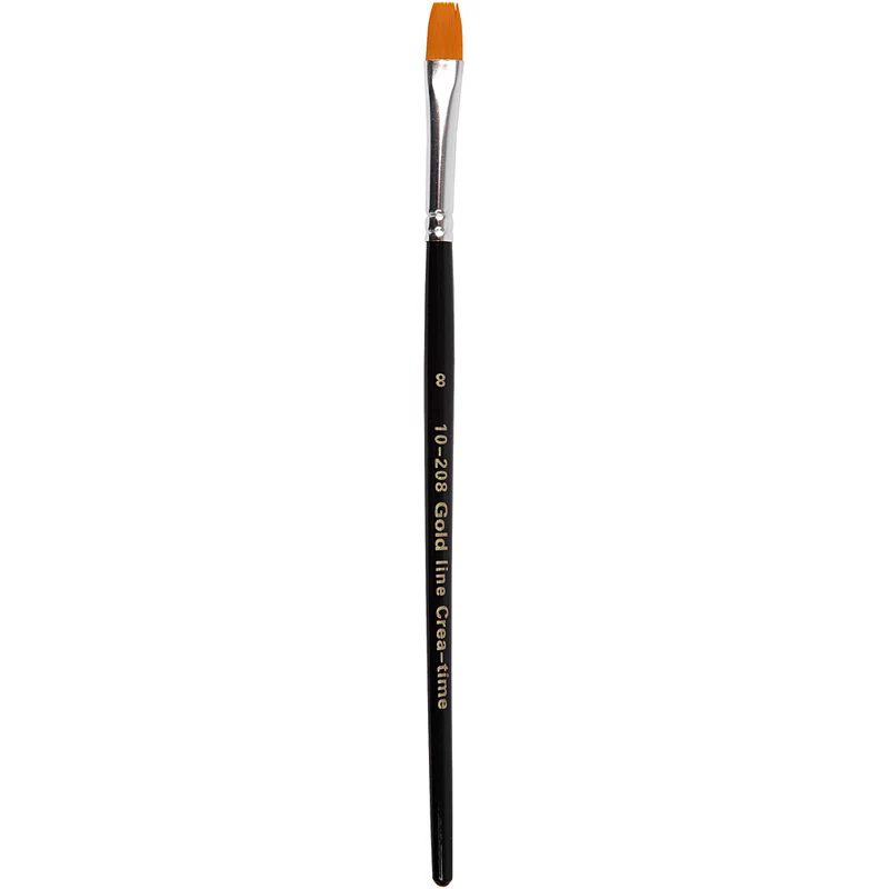 Gold Line-penslar, nr. 8, L: 18,5 cm, B: 8 mm, platta, 12 st./ 1 förp. [HOB-10208]