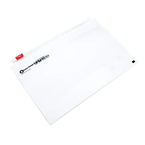 Plastpåsar Matt Vit 31,8x21,6cm Förslutbar barnsäker stängning (50 st) [CRT912MW]