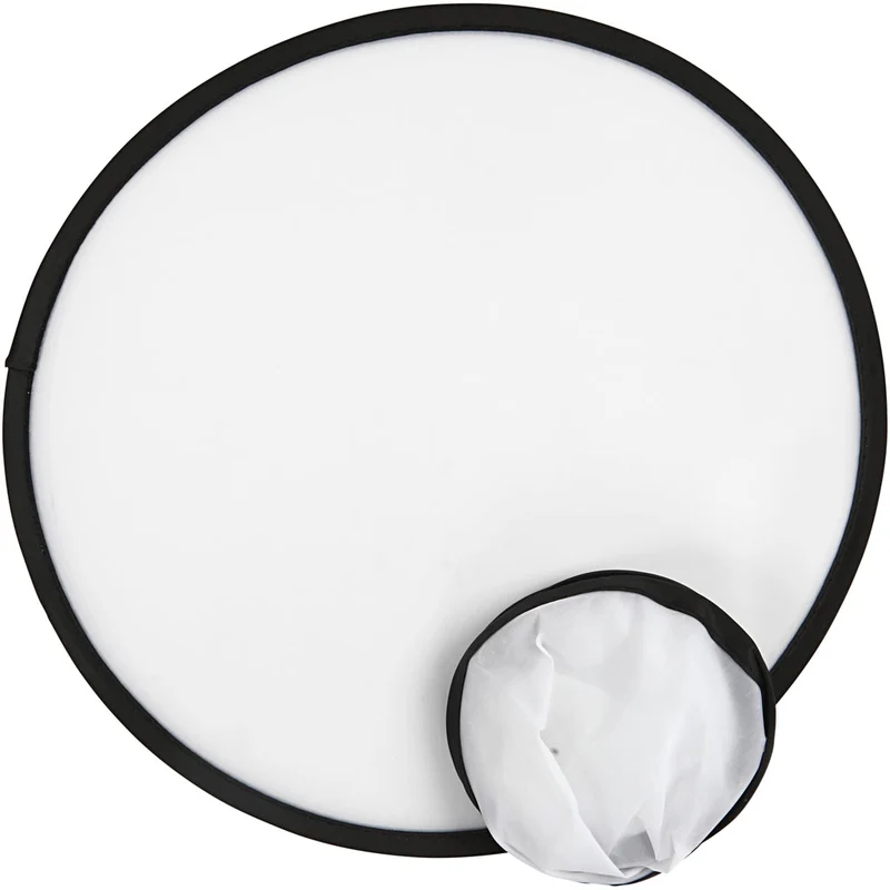 Frisbee, Dia. 25 cm, vit, 5 st./ 1 förp. [HOB-474311]
