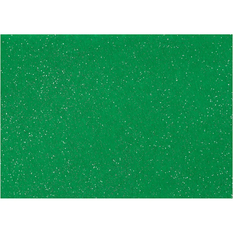 Hobbyfilt, A4, ark 210x297 mm, tjocklek 1,5-2 mm, grön, 10 ark/ 1 förp. [HOB-45384]