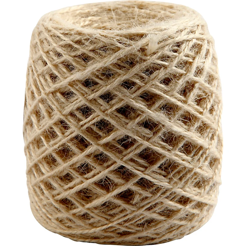 Naturhampa, tjocklek 1-2 mm, natur, 150 m/ 1 rl. [HOB-503239]