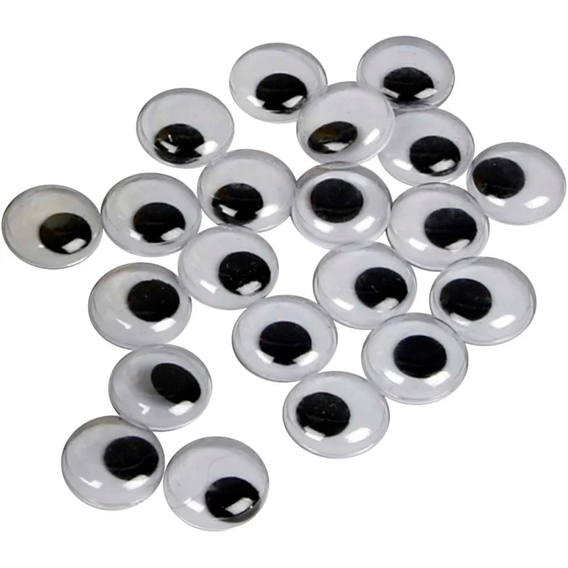 Rörliga Ögon, ej självhäftande, Dia. 14 mm, 30 st./ 1 förp. [HOB-501142]