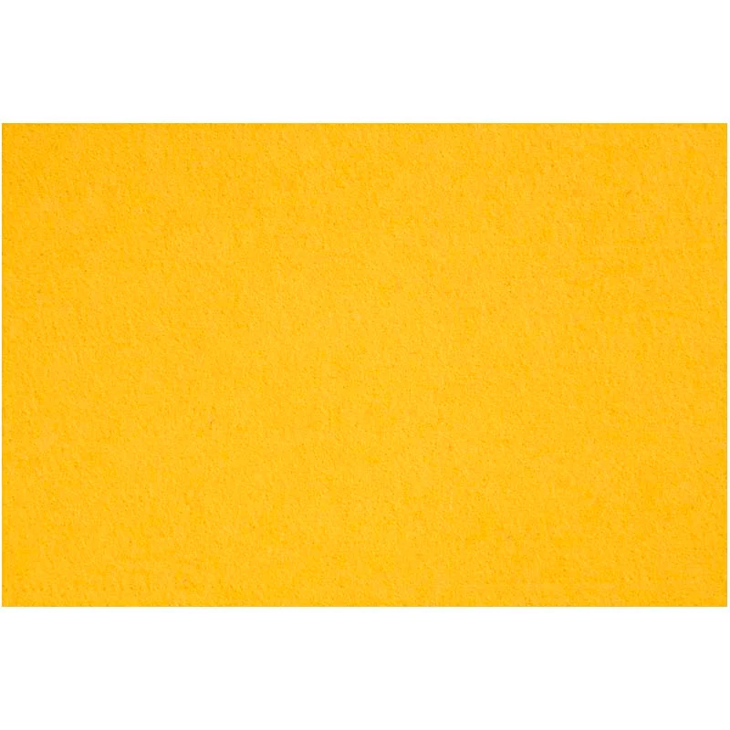 Hobbyfilt, ark 42x60 cm, tjocklek 3 mm, gul, 1 ark [HOB-45232]