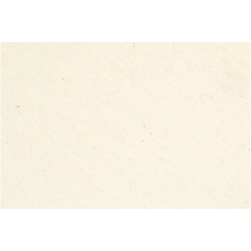 Hobbyfilt, ark 42x60 cm, tjocklek 3 mm, råvit, 1 ark [HOB-45231]