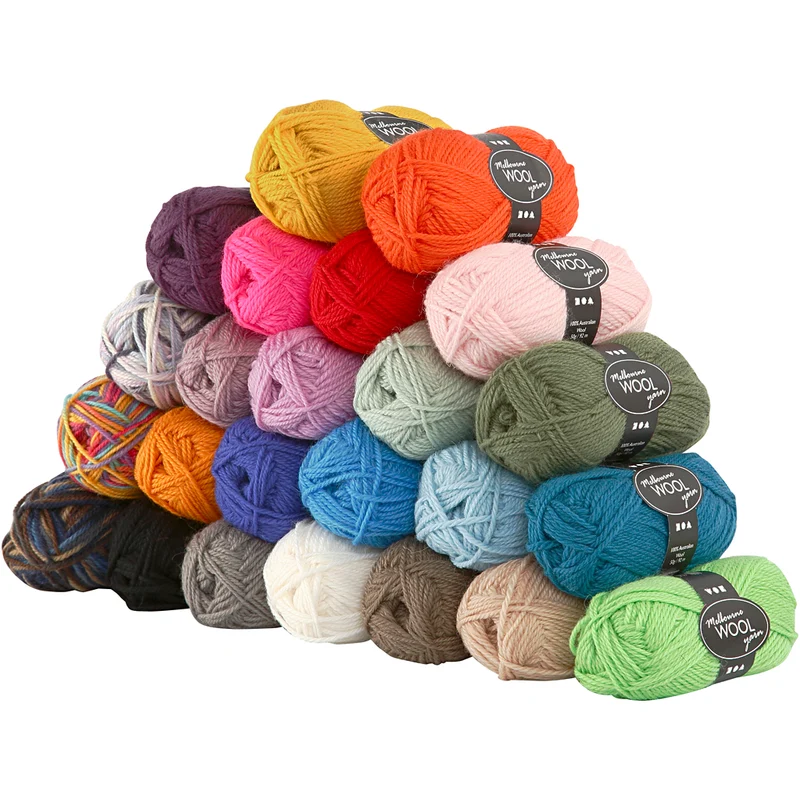 Melbourne ullgarn, L: 92 M, 24x50 g/ 1 förp. [HOB-44700]