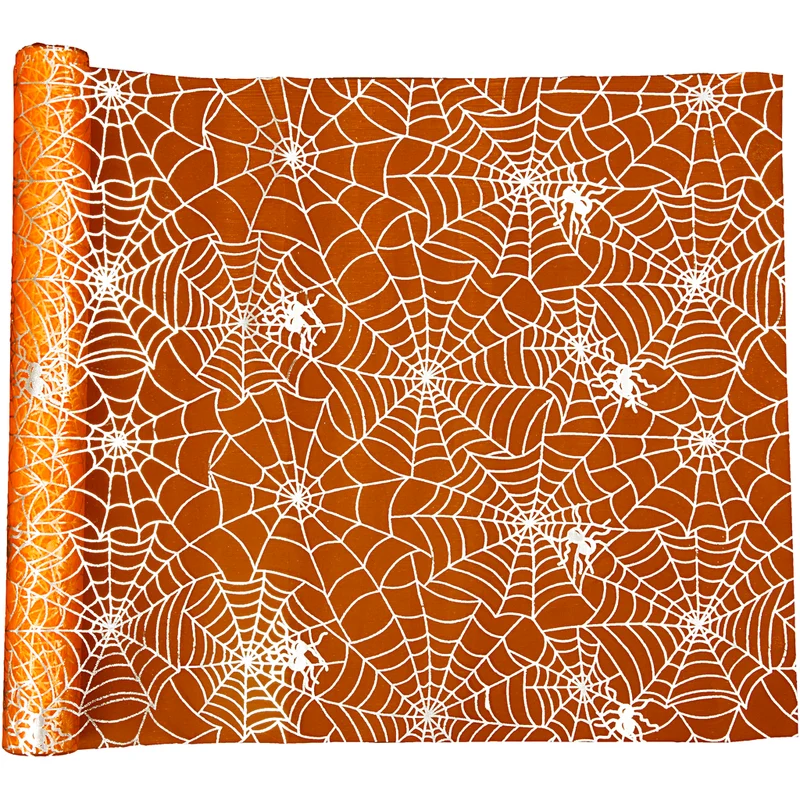 Bordslöpare, L: 3,5 M, B: 29 cm, orange, 1 rl. [HOB-44648]