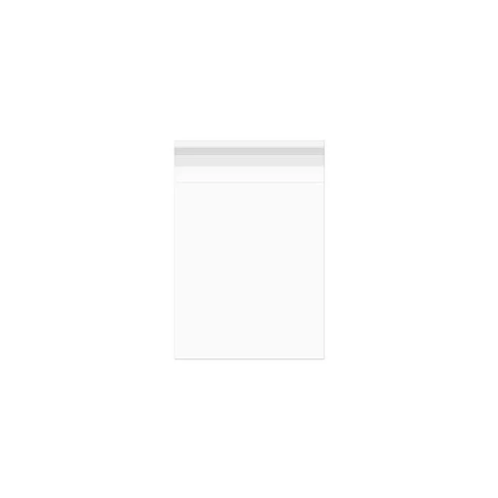 Plastpåsar 62,1x92,1cm Transparent med Tejpremsa (100 st) [B24]