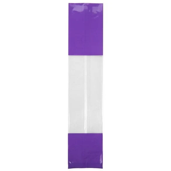 Tryckta Påsar Lila 5,1x4,8x24,1cm med Sidoinvik (100 st) [G1PL]