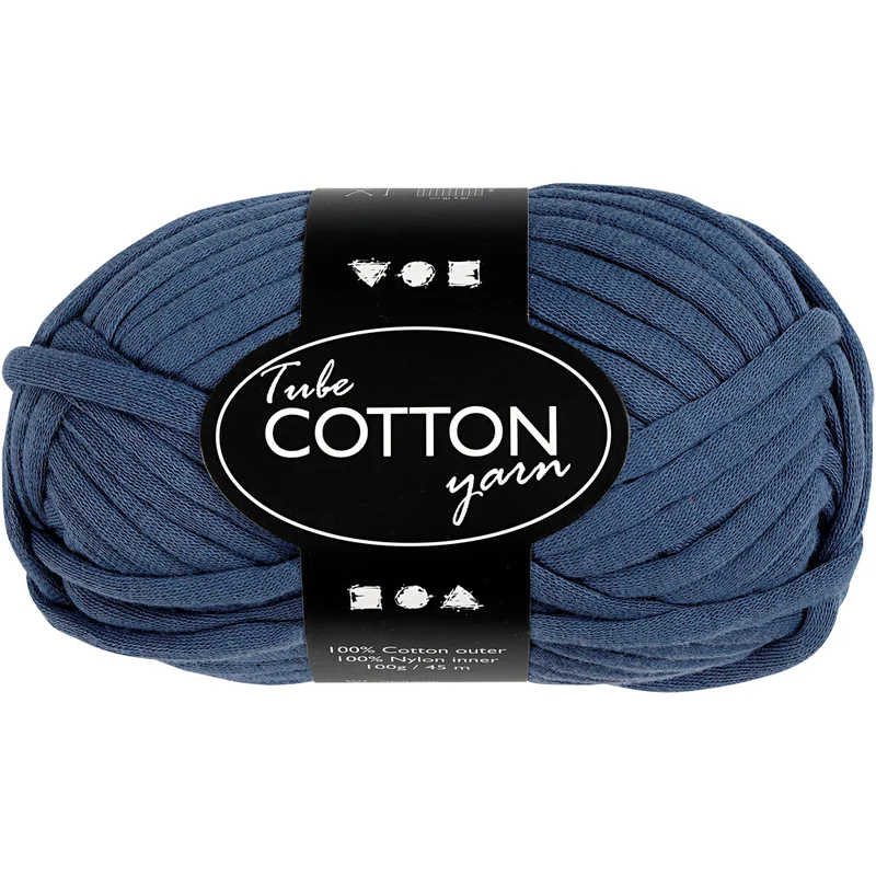 Tubgarn, L: 45 M, sticka 10-12, mörkblå, 100 g/ 1 nystan [HOB-42506]