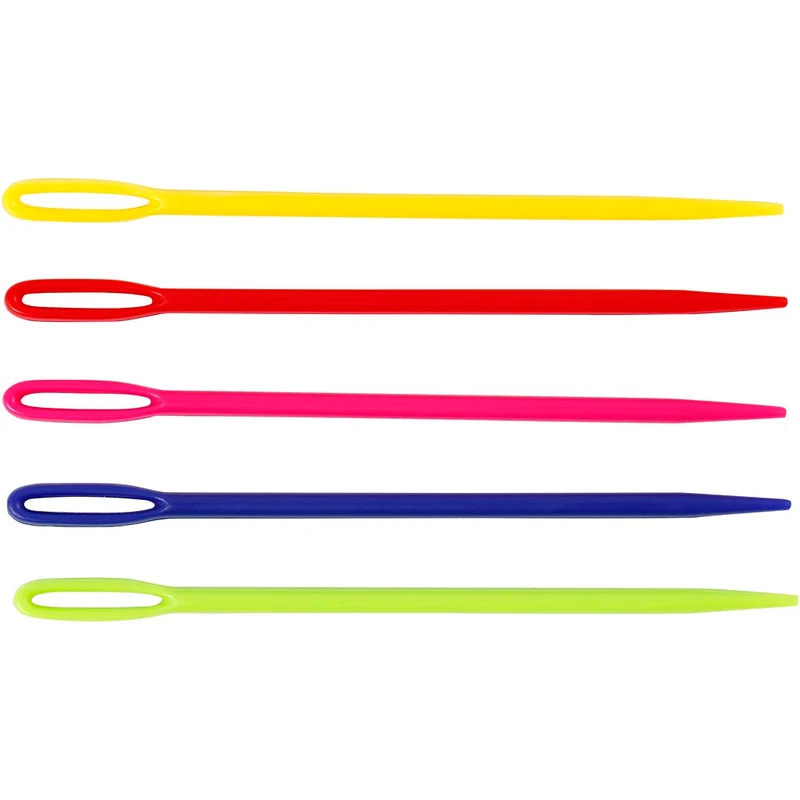Sticknålar, L: 7 cm, mixade färger, 5 st./ 1 förp. [HOB-422090]