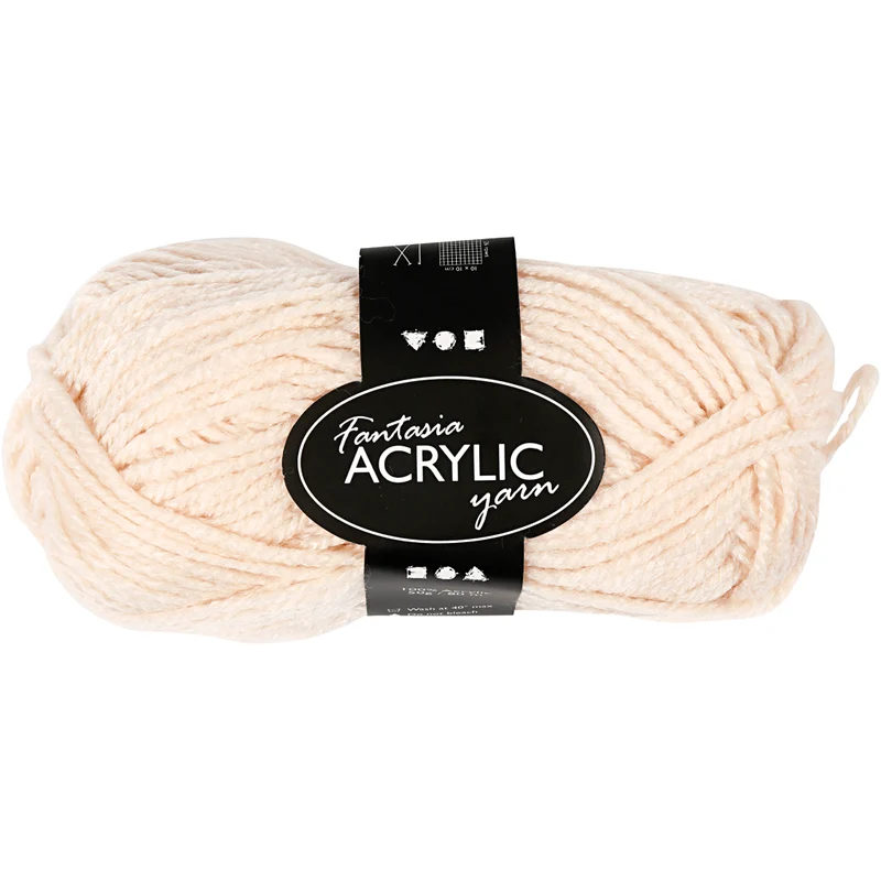 Fantasia Akrylgarn, L: 80 M, pulver, 50 g/ 1 nystan [HOB-421740]