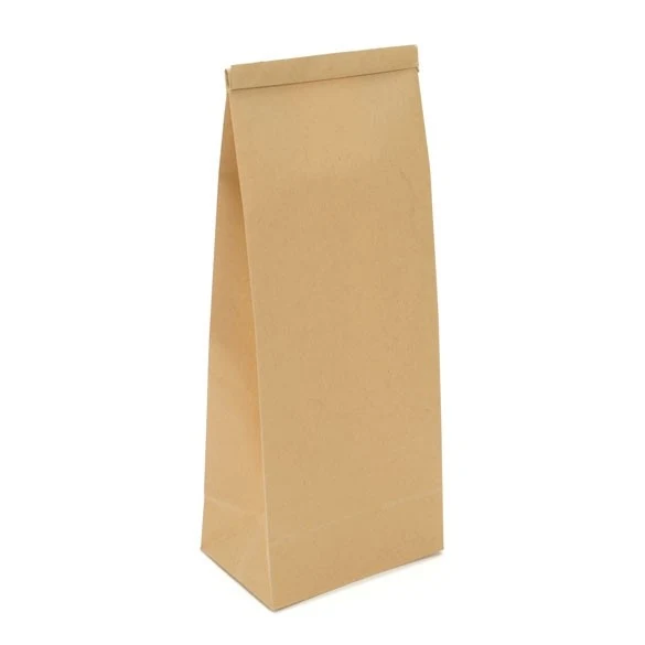 Kraftpåsar Brun med stängning 10,8x6,4x26,7cm (100 st) [TTB2K]