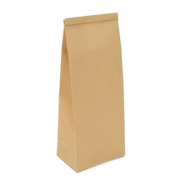 Kraftpåsar Brun med stängning 8,6x6,4x19,7cm (100 st) [TTB1K]