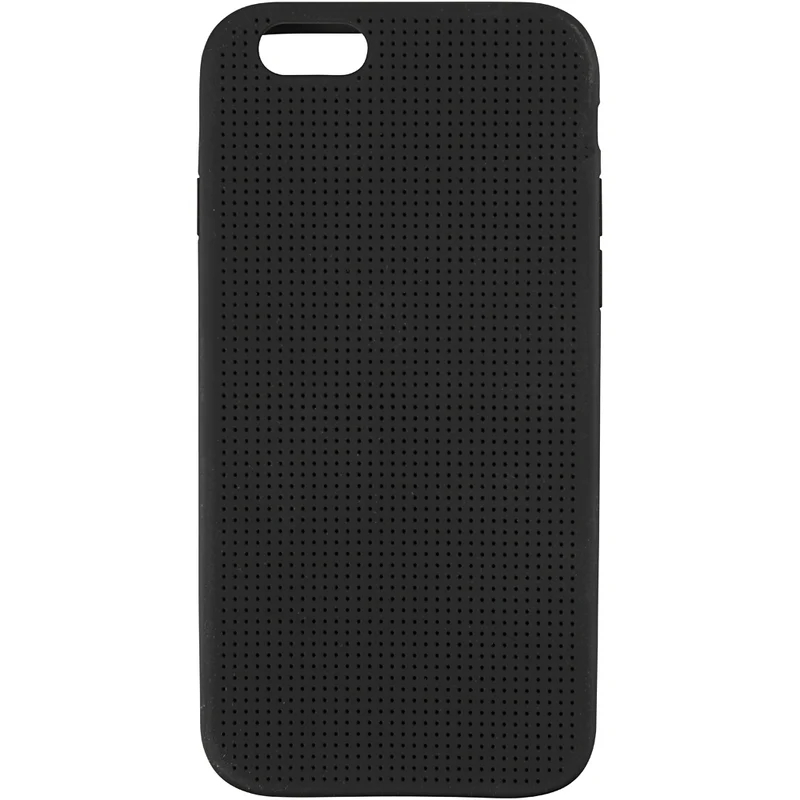 Mobilskal till broderi, nr. 6/6S, stl. 6,8x13,8 cm, tjocklek 8 mm, svart, 1 st. [HOB-41396]