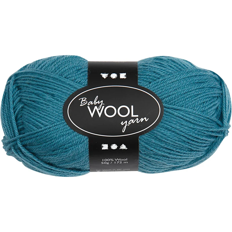 Babygarn, L: 172 M, petroleum, 50 g/ 1 nystan [HOB-41330]