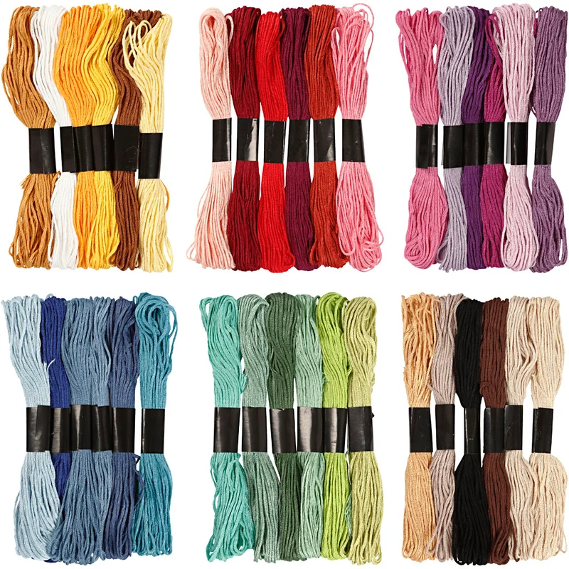Broderitråd, tjocklek 1 mm, 252 bunt/ 1 förp. [HOB-41280]