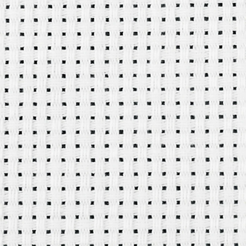 Aida broderiväv, B: 150 cm, 35 rutor per 10 cm, vit, 3 m/ 1 st. [HOB-412623]