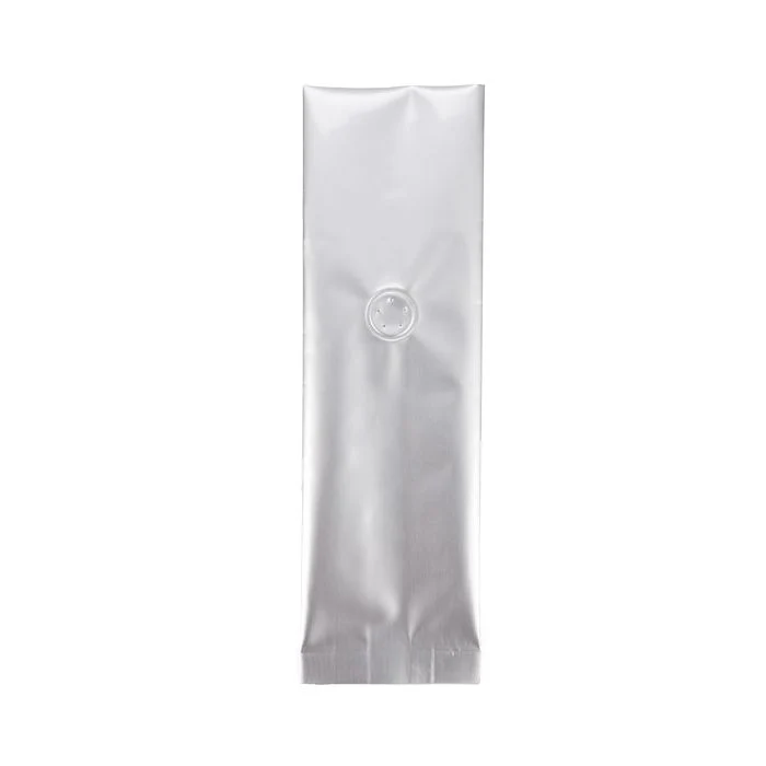 Kaffepåsar Silver med Ventil 8,5x6,5x33cm (50 st) [SGC2S]