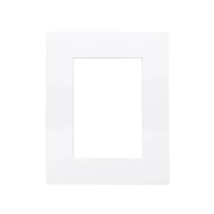 Passepartout "glida in" 27,9x35,6cm Vit med 19 x 24cm Fönster (10 st) [MS40002]