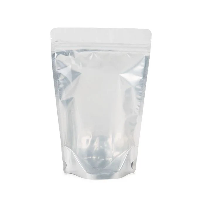 Stå upp påsar Transparent/Silver 15x9x23,2cm | 312 gram (100 st) [ZBGS7]
