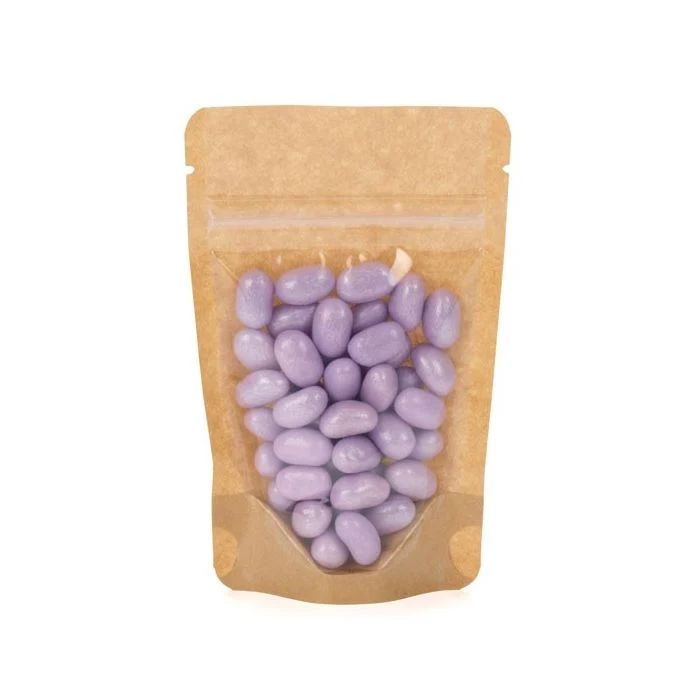 Stå upp påsar Transparent/Kraft 8x5x13cm | 28 gram (100 st) [ZBGKC1]