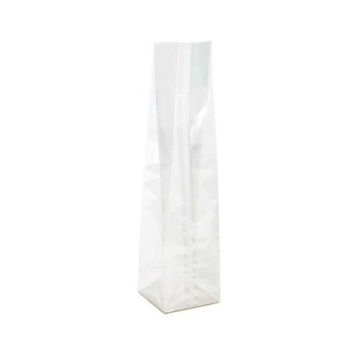 Cellofanpåsar med botten 6,4x5,1x24,8cm med pappersinsats (100 st) [FGPBH12]