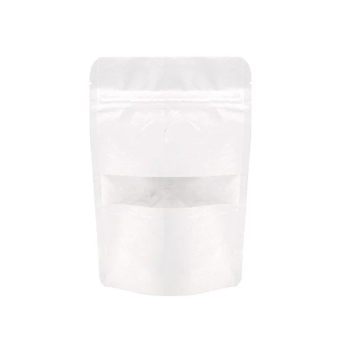 Stå upp påsar Rispapper Vit 10,2x6x15,2cm (100 st) [ZBGR2W]