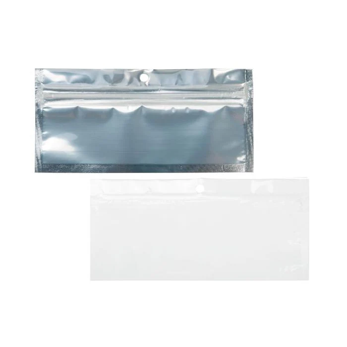 Blixtlåspåsar Transparent/Vit 14x4,5cm (100 st) [HZBB8CW]