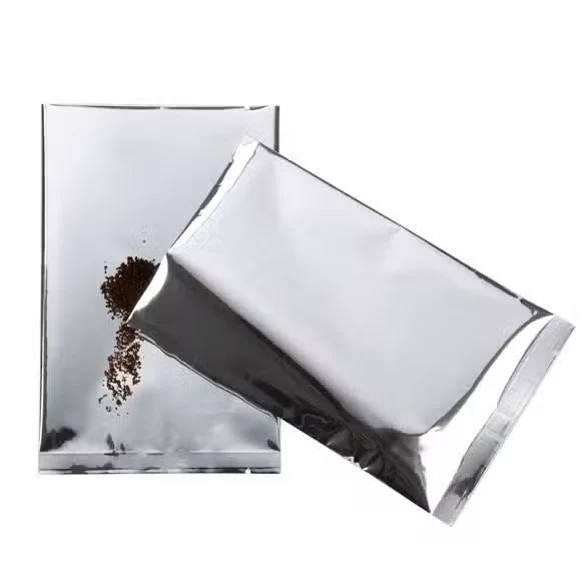 Plastpåsar Silver 10,2x15,2cm Metalliserad och förseglingsbart (100 st) [SVP46S]