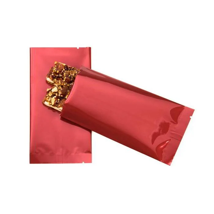 Plastpåsar Röd 7,5x14cm Metalliserad och förseglingsbart (100 st) [SVP35HR]