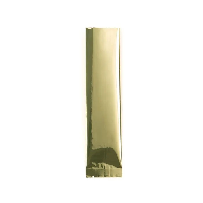 Plastpåsar Guld 5x20,3cm Premium och förseglingsbart (100 st) [SVP28G]