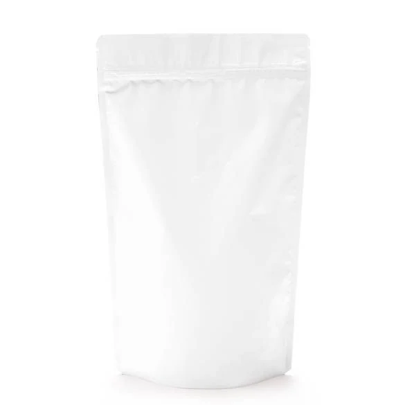Stå upp påsar Matt Vit 17x9x28,5cm | 340 gram (100 st) [ZBGM4MW]